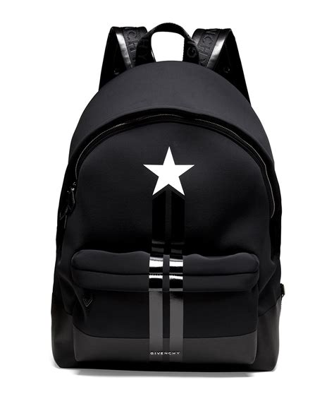 givenchy star stripe neoprene backpack|Givenchy Star/Stripe Neoprene Backpack .